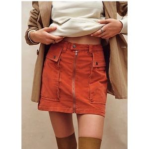 💙Free People Zoe Cord Mini Skirt
